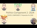 A Level Politics Component 2 Revision 2024