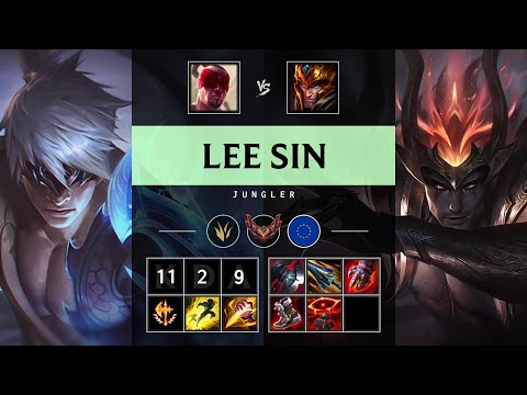 Lee Sin Jungle vs Jarvan IV: Rampage - EUW Grandmaster Patch 25.S1.1