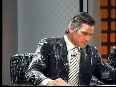 AFL Footy Show   Sam Gets Shane with the Fire Extinguisher Round 12 2006