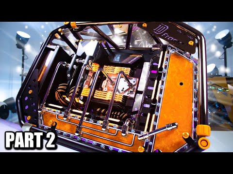 $11,500 ULTIMATE High End Water Cooled Gaming & EDITING PC Build | Threadripper PART 2