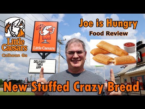 Little Caesars® New Stuffed Crazy Bread® Review | Joe is Hungry 🍕🍕🍕