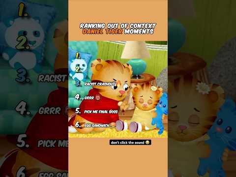 Ranking Daniel Tiger Annoying Moments 😭