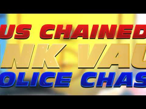 Furious Chained Cars Bank Robbery Police Car Chase Video
