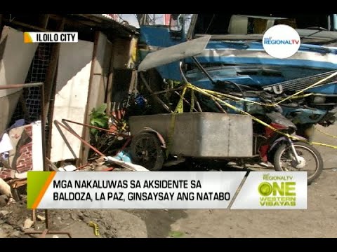 One Western Visayas: Mga Nakaluwas sa Aksidente sa Baldoza, La Paz, Ginsaysay ang Natabo