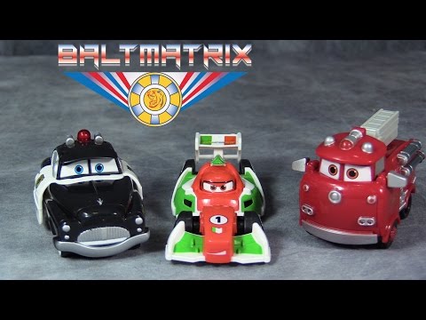 Disney Pixar Cars Egg Stars - Sheriff, Francesco Bernoulli & Red