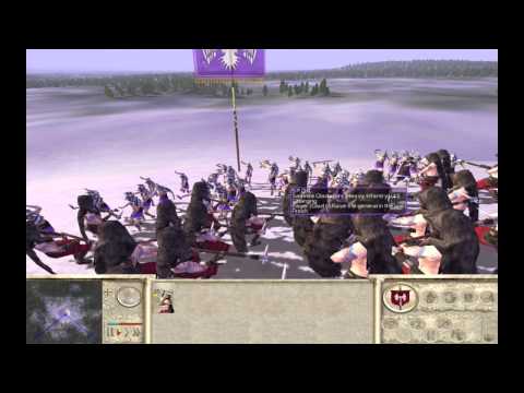 24 German Berserkers vs 40 Roman Gladiators Rome Total War
