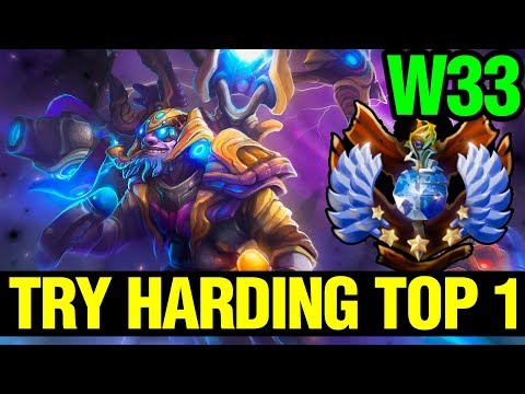 TRY HARDING TO GET THE TOP 1 - W33 TINKER - Dota 2
