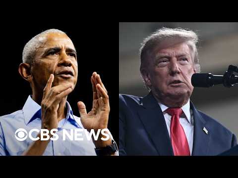 Trump reacts to Obama's 