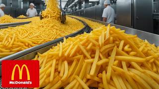 Você não imagina como  a BATATA FRITA é produzida! Processo Industrial Completo