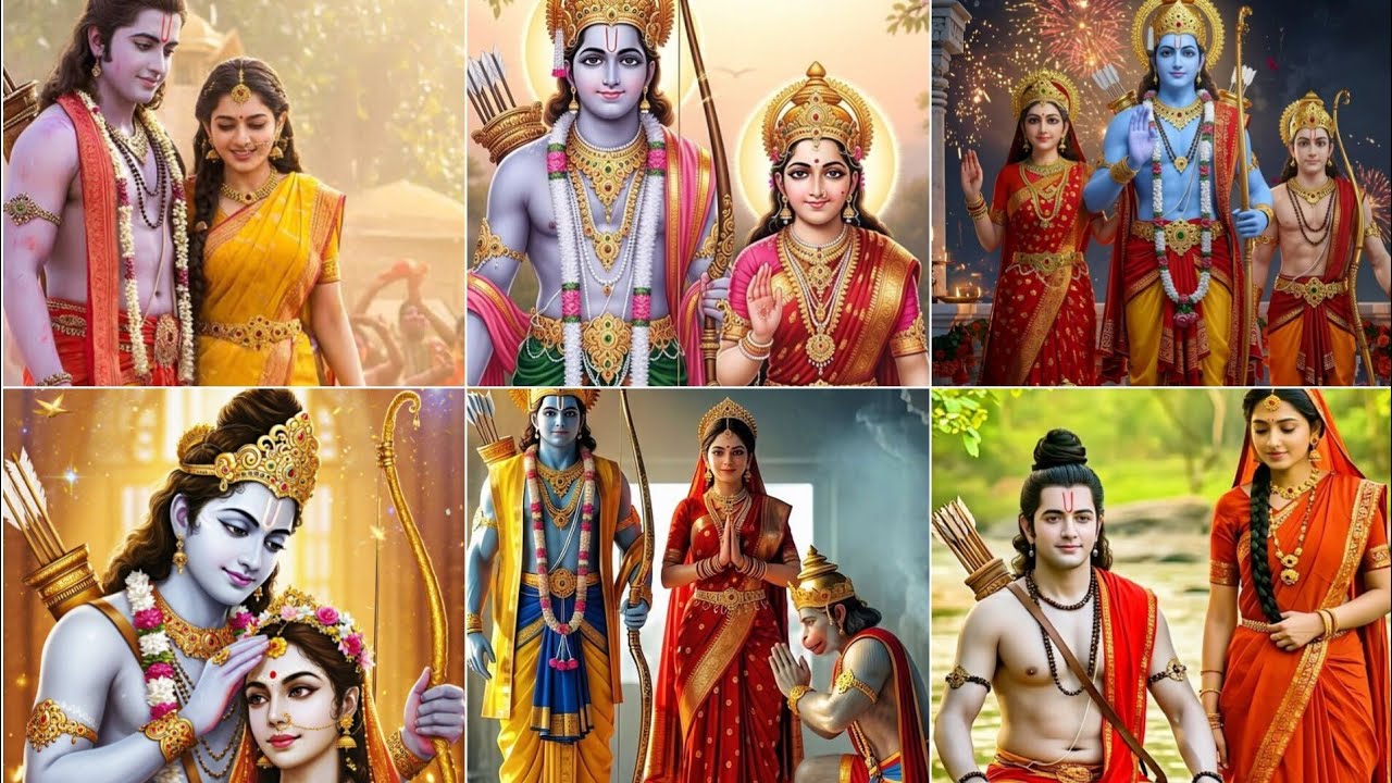 Lord Ram Sita Ji HD Wallpaper।Ram Sita Images।Ram Sita Pic।Ram Sita Photo। Jai shree Ram Ji 🙇🙏🙏❤❤