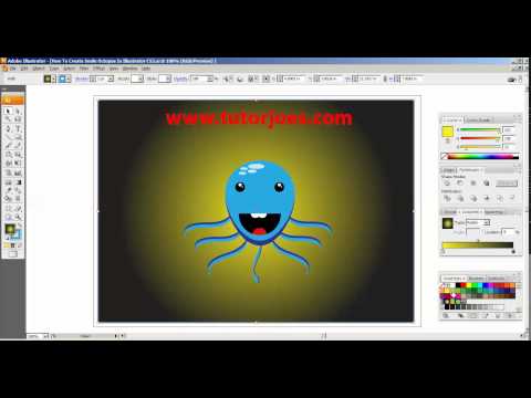 How To Create Smile Octopus In Adobe Illustrator CS3 Part 2 Tamil