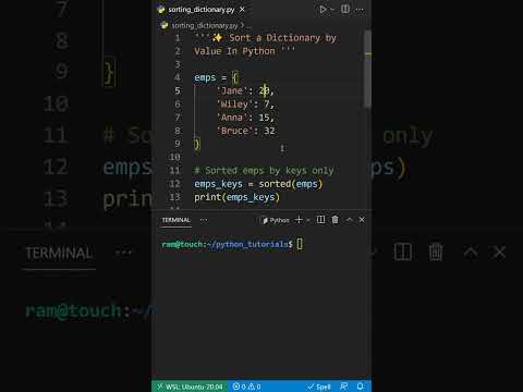 How To Sort Dictionary By Values Python Pythontutorial