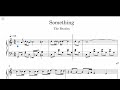 The Beatles - Something Sheet Music