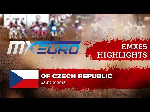 EMX65 Race1 Highlights - Round of Czech Republic 2018