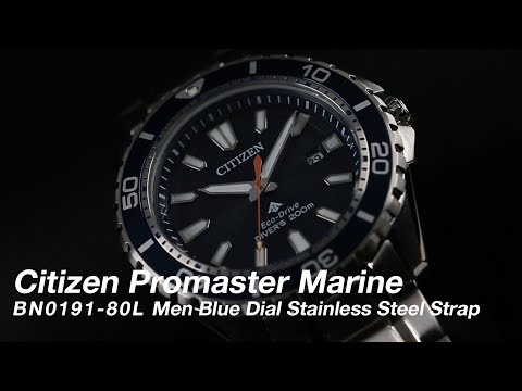 Citizen Promaster BN0191-80L Marine Men Blue Dial Stainless Steel Strap-1