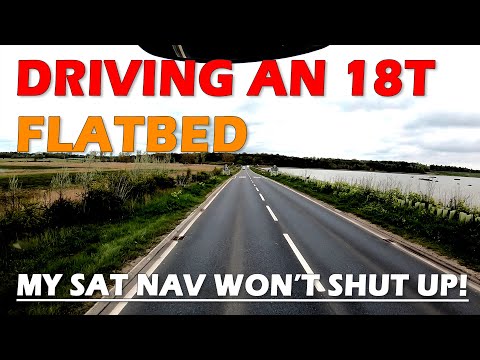 Driving a 18t Flatbed with the WORST Gearbox!  |  New Pass HGV Class 2 Driver - Day 4
