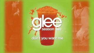 Glee Cast - Don&#39;t You Want Me (with lyrics on screen)