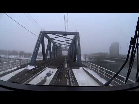 A train driver's view: Nijmegen - Roosendaal, DDZ, 25-Jan-2019.