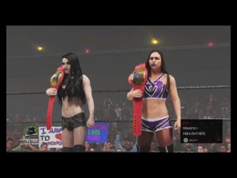 Emma & Paige vs La Hiedra & Lady Shani Womens tag team championship