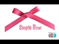 How to Make a Simple Bow - TheRibbonRetreat.com