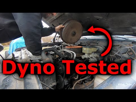 Does flipping the air cleaner lid actually make power? Dyno tested