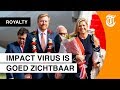 Koningspaar brengt speciale corona-begroeting