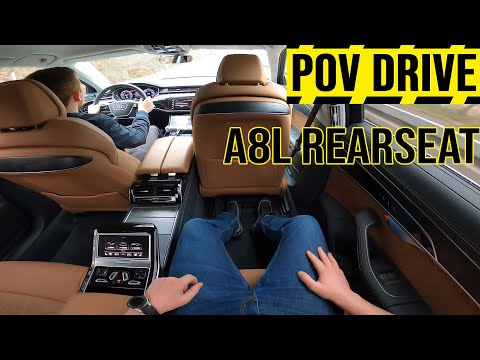 2020 Audi A8L 60tfsi e quattro REARSEAT | POV REVIEW
