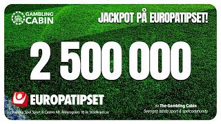 Europatipset | 2,5 miljoner jackpot!