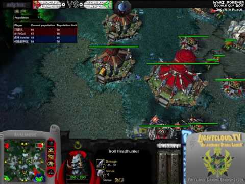 FoCuS (O) & Lawliet (NE) VS Yumiko (H) & WFZ (U) - WC3 G1 - WFDC