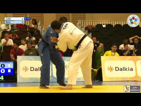 Judo 2013 Grand Prix Miami: Sheykhislyamov (CAN) - Merlin (ECU) [-100kg]