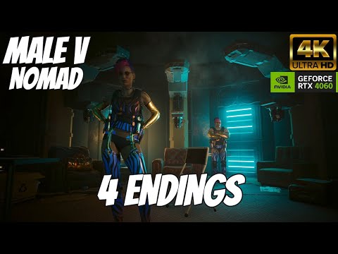 Cyberpunk 2077: Phantom Liberty - Dazed and Confused (4 ENDINGS) [4K60FPS PC]