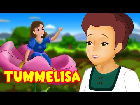 Tummelisa - Sagor för barn - Tecknat på Svenska - Thumbelina in Swedish