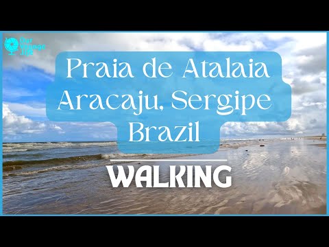 Ourvoyage walking at Praia de Atalaia Aracaju Sergipe Brazil