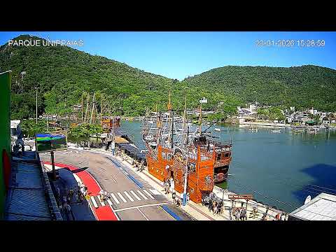 EMBARQUE DO BARCO PIRATA AO VIVO | BALNEÁRIO CAMBORIÚ - SC | PARQUE UNIPRAIAS
