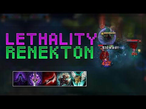 LETHALITY BUFFS! NEW OP BUILD FULL LETHALITY RENEKTON! - Troll Builds That Work #13