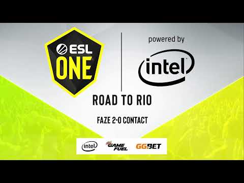 LIVE: FaZe Clan vs c0ntact Gaming - ESL One: Road to Rio - Group B - EU