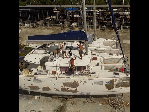 Video: Colin MacRae - rebuilding a hurricane damaged Lagoon 450 catamaran