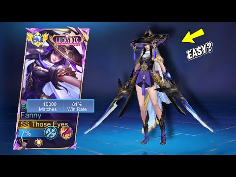 THIS SKYLARK FANNY SKIN IS ILLEGAL.. HYPER CARRY GAMEPLAY FANNY - MLBB