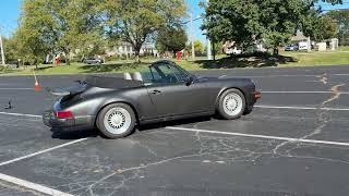 1989 Porsche 911 Carrera cabriolet Walk Around-5