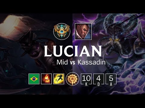 Lucian Mid vs Kassadin - BR Challenger Patch 8.19