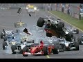 les accidents de formule 1 les plus spectaculaires !!