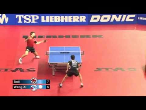 Timo Boll vs Wang Xi[DTTL 2010/2011]