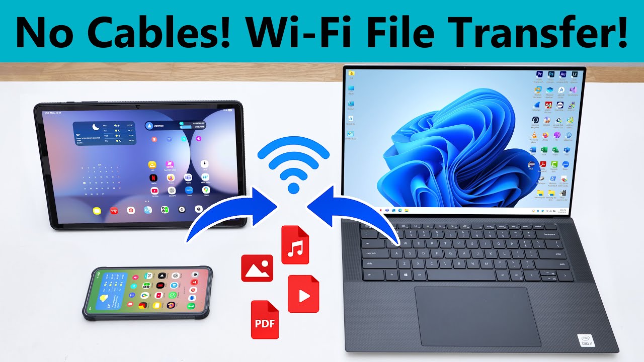 Transfer Files from Android to PC Instantly over Wi-Fi (No Cables, No Apps on PC!)