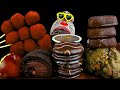 ASMR MUKBANG Chocolate Dessert Collection Eating Show