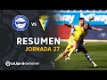 Resumen de Deportivo Alavés vs Cádiz CF (1-1)