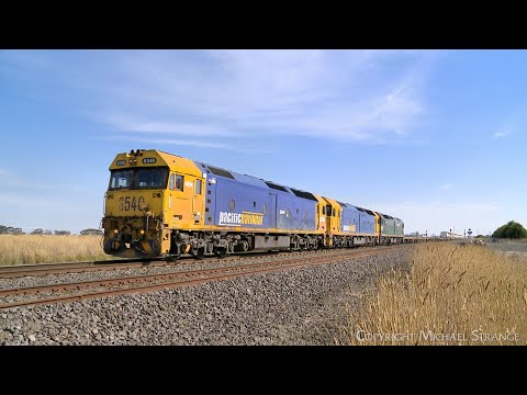 7902V Mildura To Melbourne "Fruit Flyer" Container Train (3/5/2024) - PoathTV Australian Railways