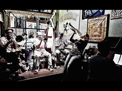 Shotgun Jazz Band, 5.10.17, "Fidgety Feet" New Orleans Spotted Cat Marla Dixon Ben Polcer Ed Polcer
