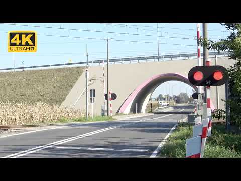 7+ Hours Railroad Crossings! Awesome Passenger and Freight Trains in 4K | ASMR