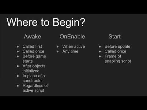 Unity Lifecycle Explained