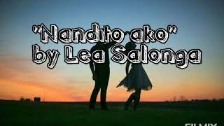 Nandito ako by Lea Salonga with Lyrics